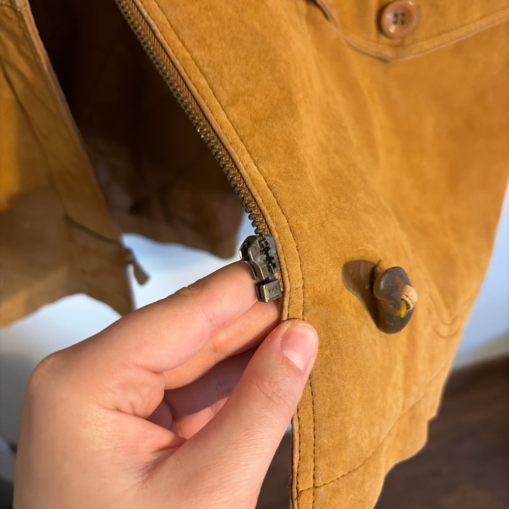 Vintage Suede Leather Jacket - Picture 7 of 7
